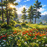 Where the Wildflowers Meet the Mountains