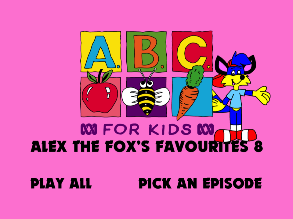ABC For Kids - Alex's Favourites 8 DVD Menu by AussieToonSecond on ...