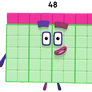 48 from Numberblocks