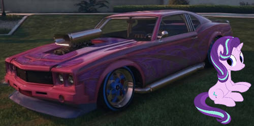 MY GTA Online Starlight Glimmer car (Sabre Turbo)