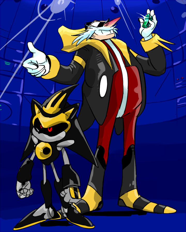 Nega and Metal Sonic 3.0