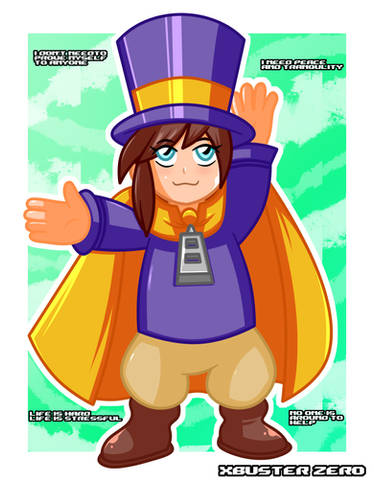 A Hat in Time: Hat Kid by atokota -- Fur Affinity [dot] net