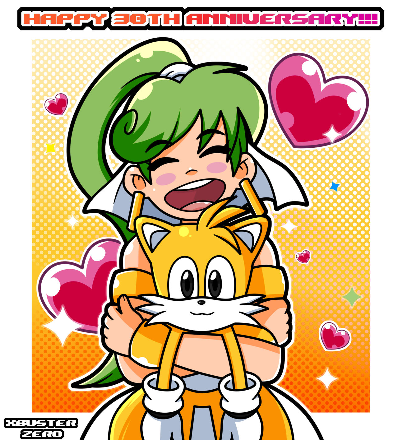 Asha Holds Tails by XBuster-Zero on DeviantArt