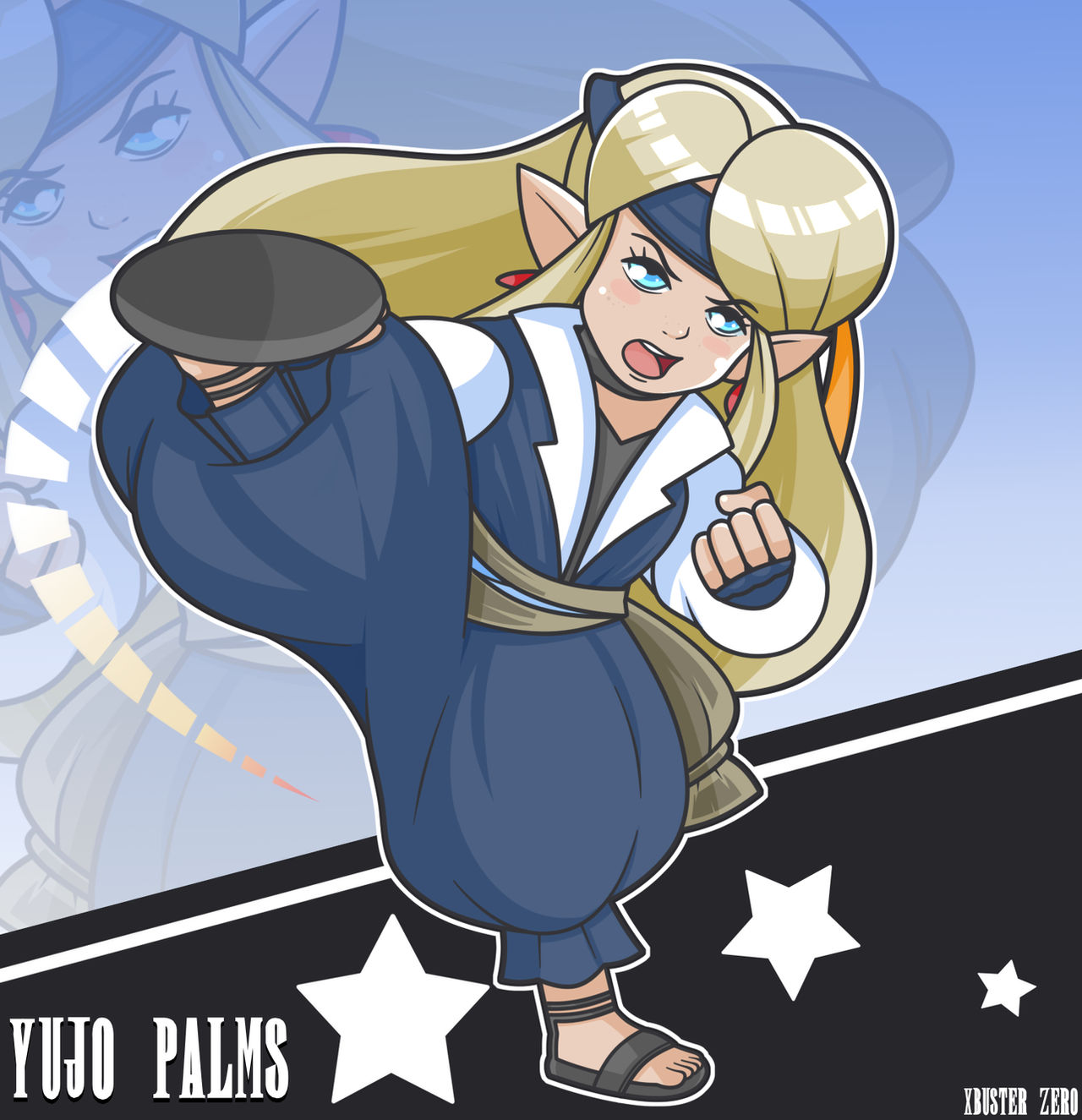 Yujo Fall Commission: Yujo Palms (Monk) by XBuster-Zero on DeviantArt