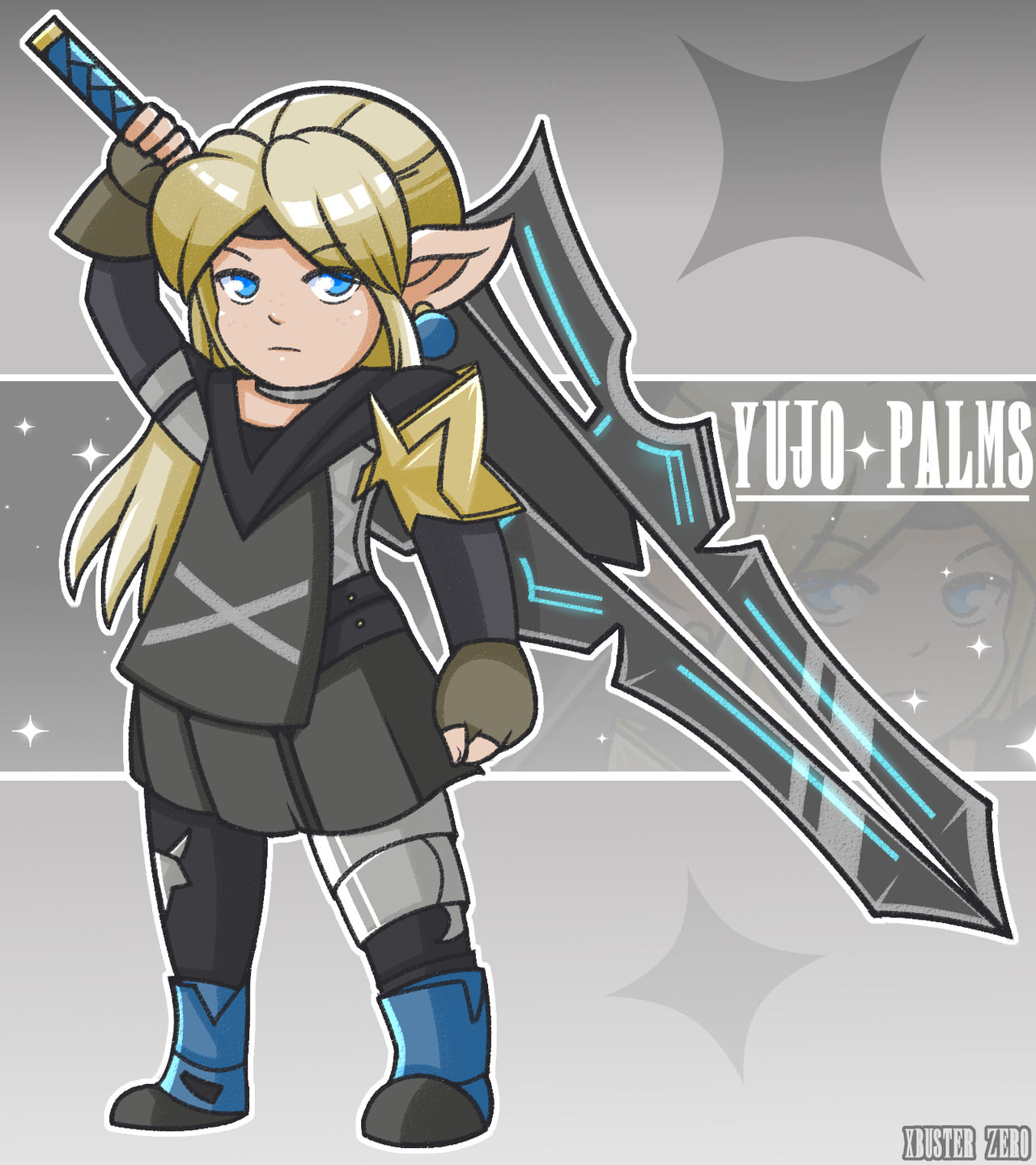 Commission: Yujo Palms (Dark Knight) by XBuster-Zero on DeviantArt