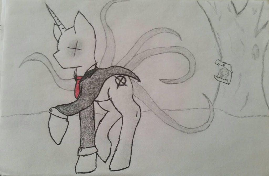 Mlp Slender slender pony by ttynda98 on DeviantArt