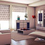 C4D Living Room test render