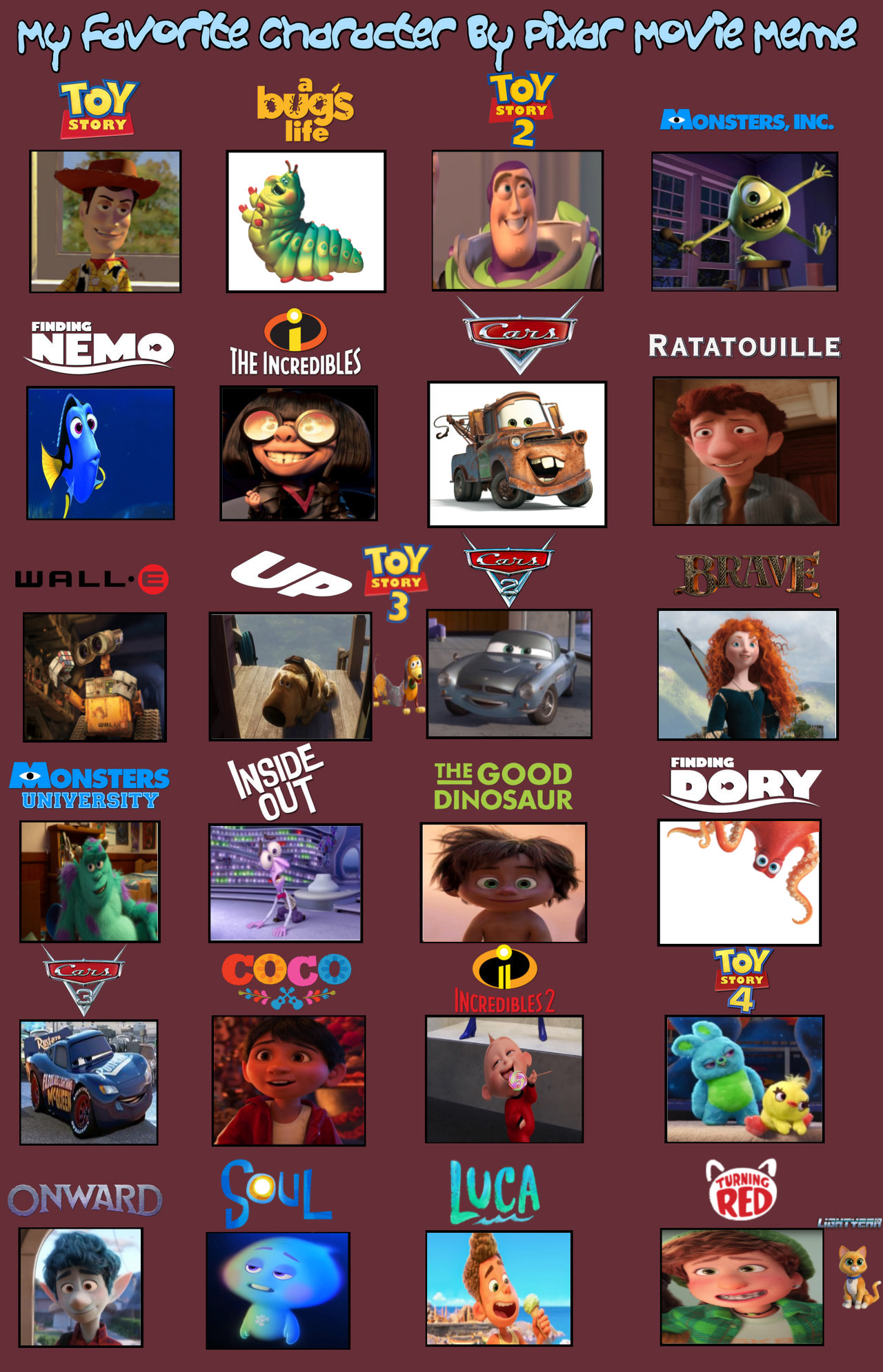 Pixar Character Memes pixar-character-memes