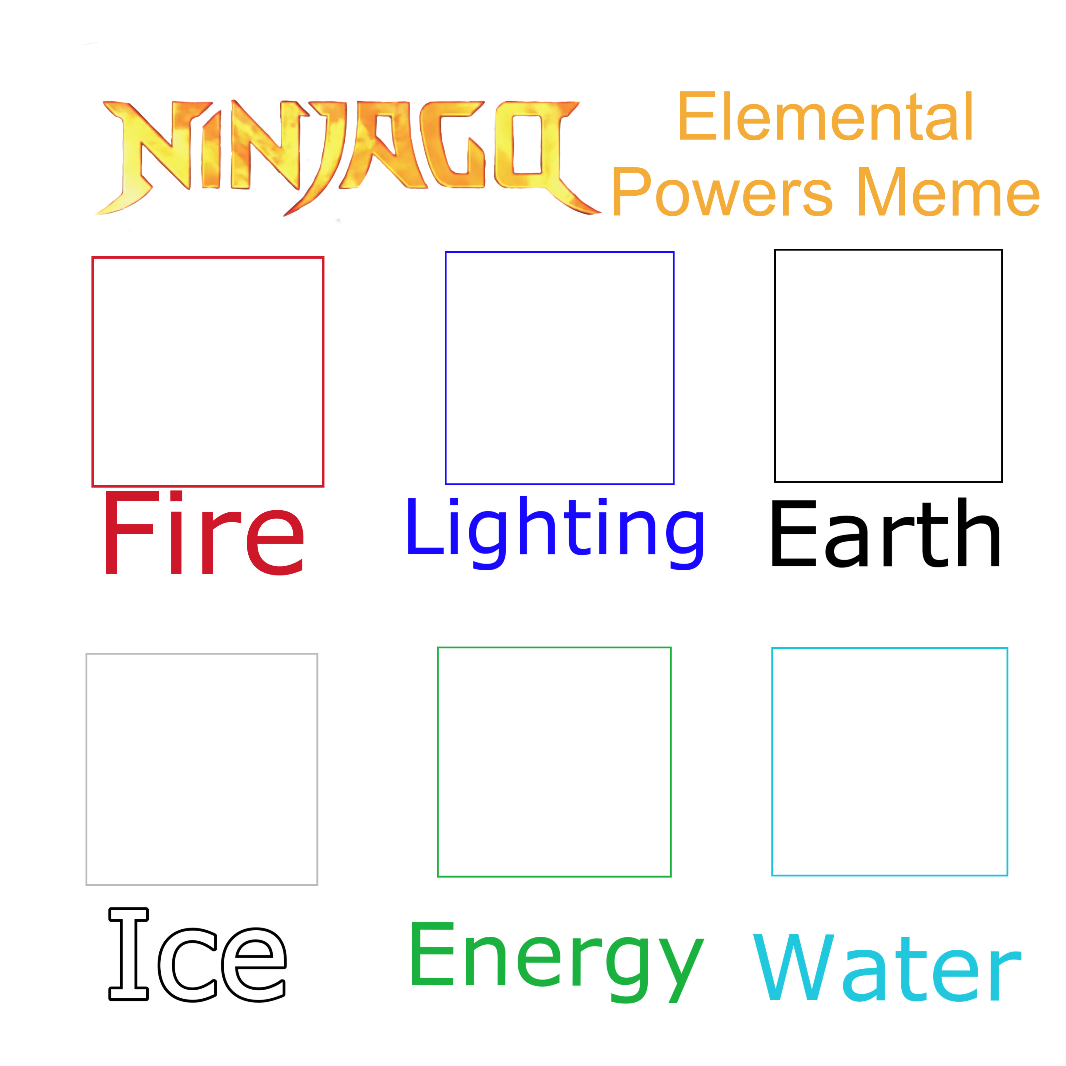 Ninjago - Elemental Powers Meme by Disneyfan3000 on DeviantArt