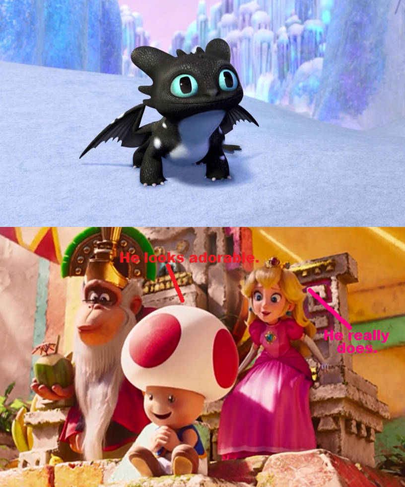 Shadowy Toad Toad and Peach finds Shadow Adorable by Disneyfan3000 on DeviantArt