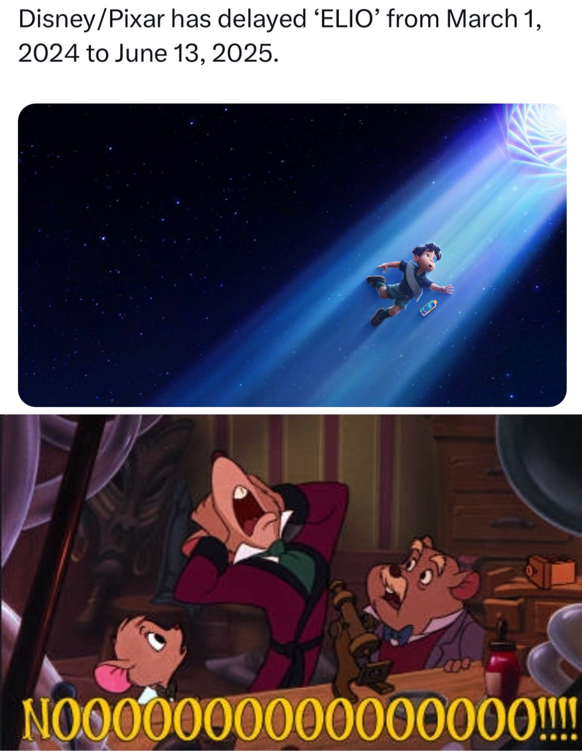 Basil screams NOOOO at Elio Delayed by Disneyfan3000 on DeviantArt