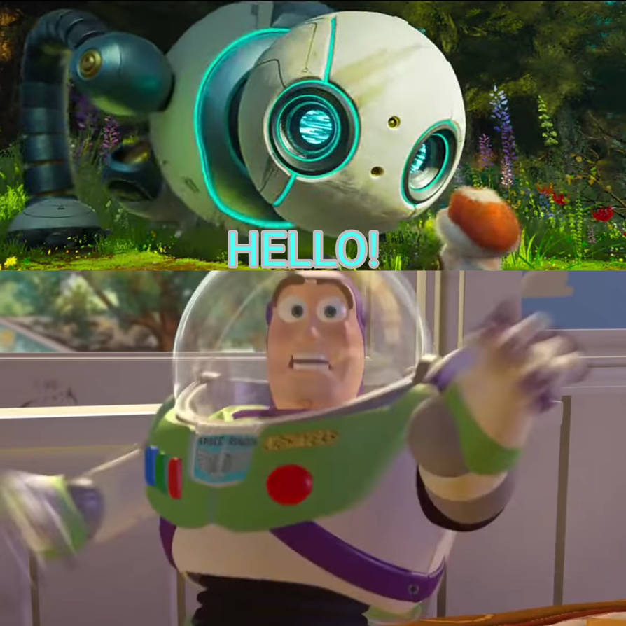 Roz says Hello to Buzz by Disneyfan3000 on DeviantArt