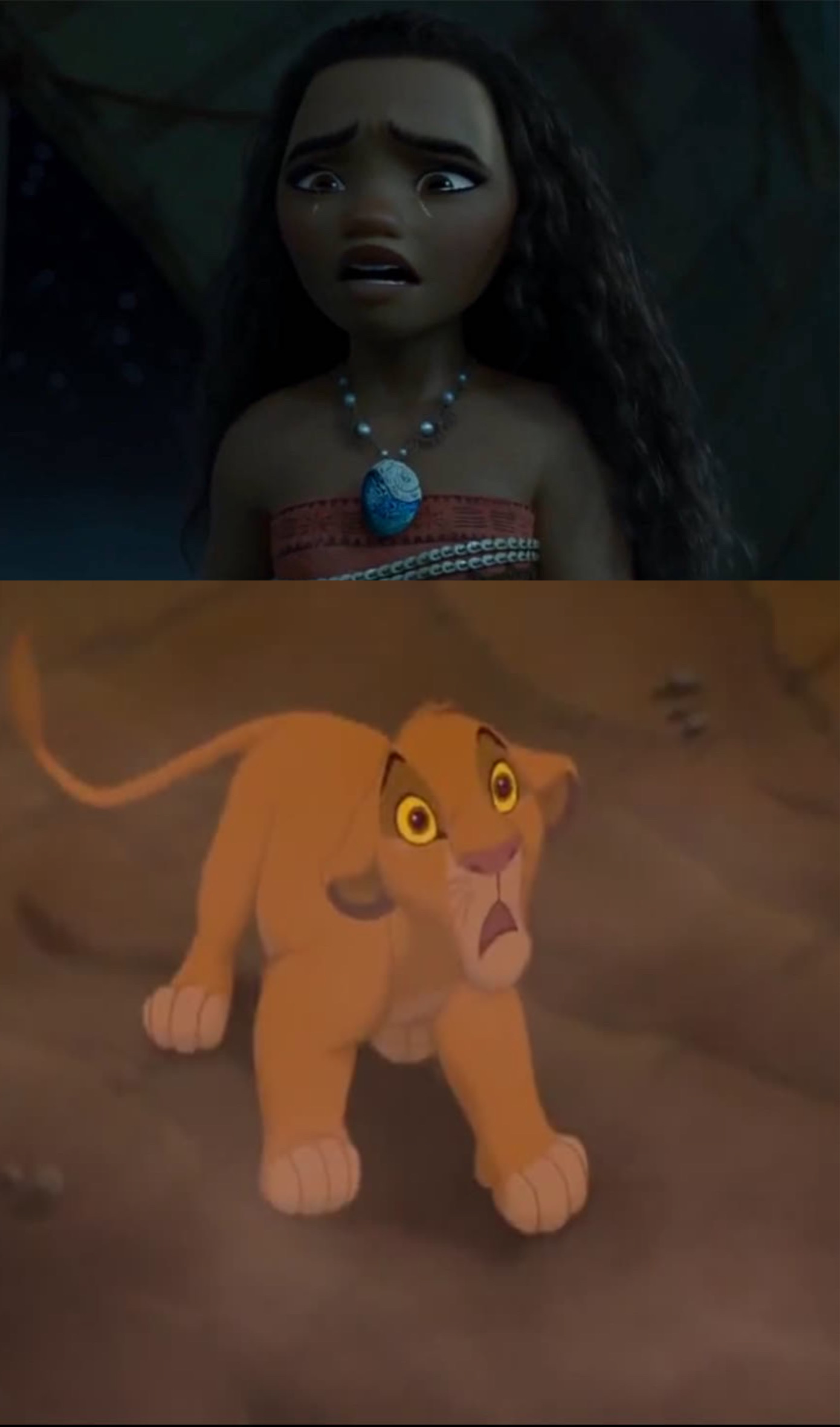 Simba Getting Exiled Simba Exile brings Moana to Tears by Disneyfan3000 on DeviantArt