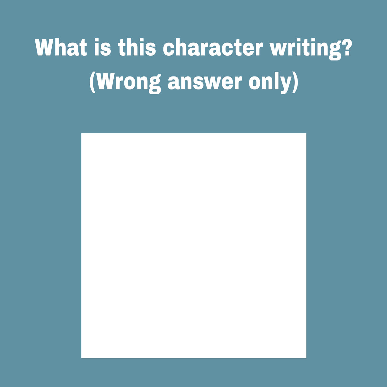 What is this character Writing? (Wrong Answer) by Disneyfan3000 on ...