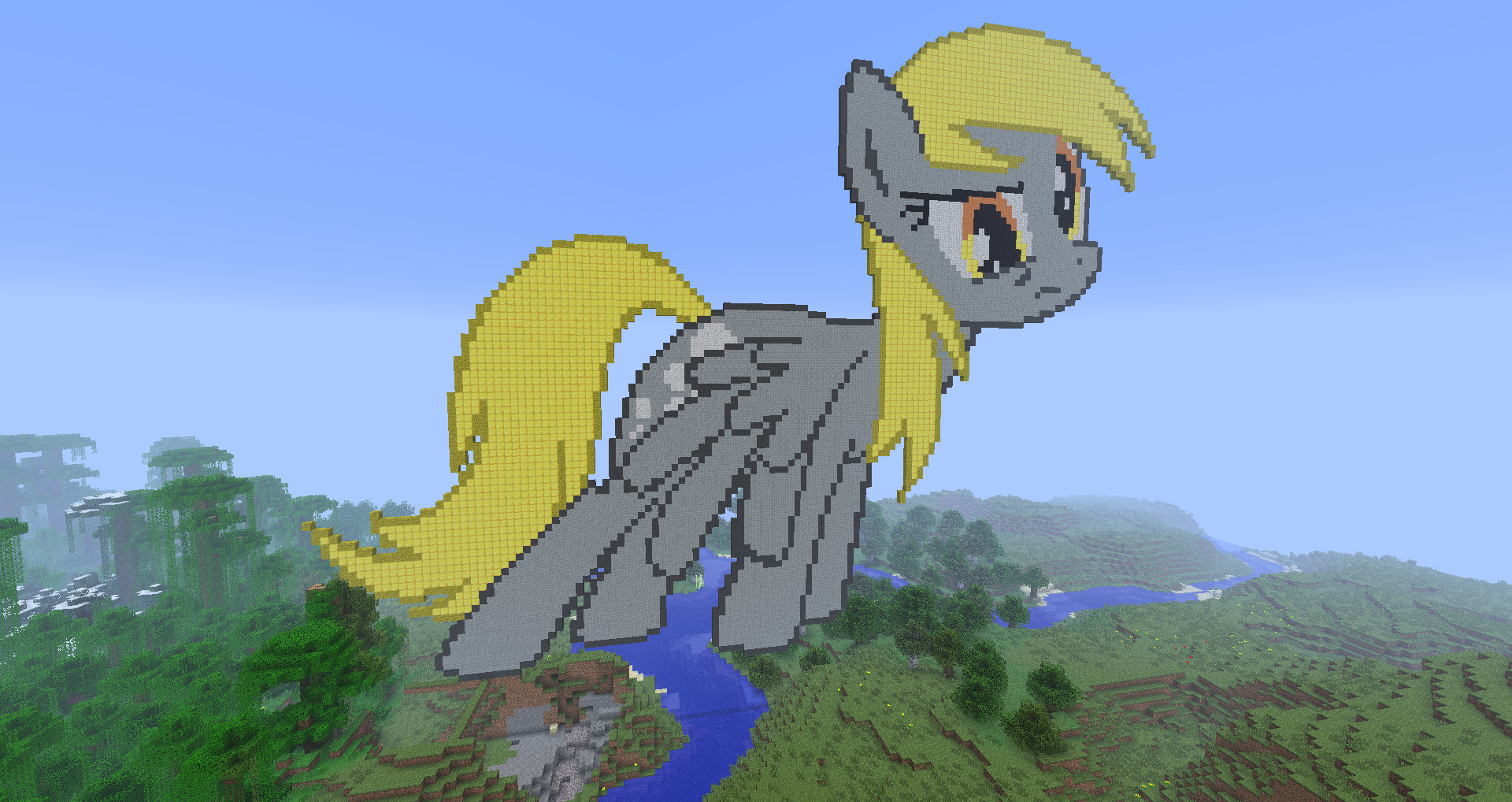 Derpy Hooves Minecraft Art