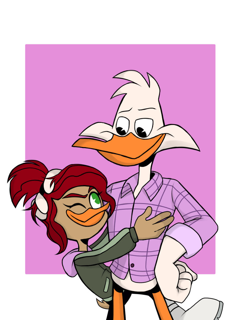 Drake Mallard and Gosalyn by KNahriko on DeviantArt