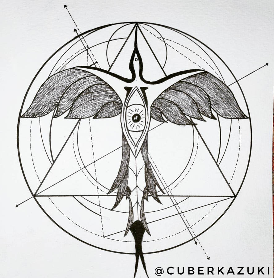 Phoenix of sacred geometry by cuberkazuki on DeviantArt