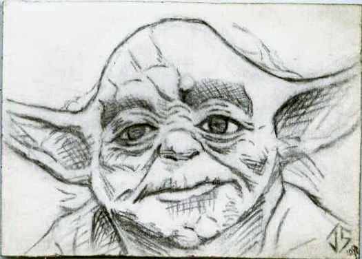 Sketch Card: Yoda