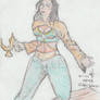 Aladdin 3477 Princess Kamala DTIYS Sketch