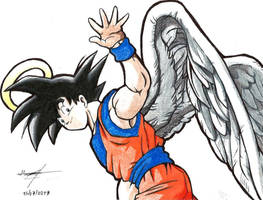 Goku says goodbye