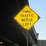 Thru Traffic Merge Left