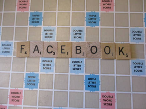 FACEBOOK on The Scrabble Board