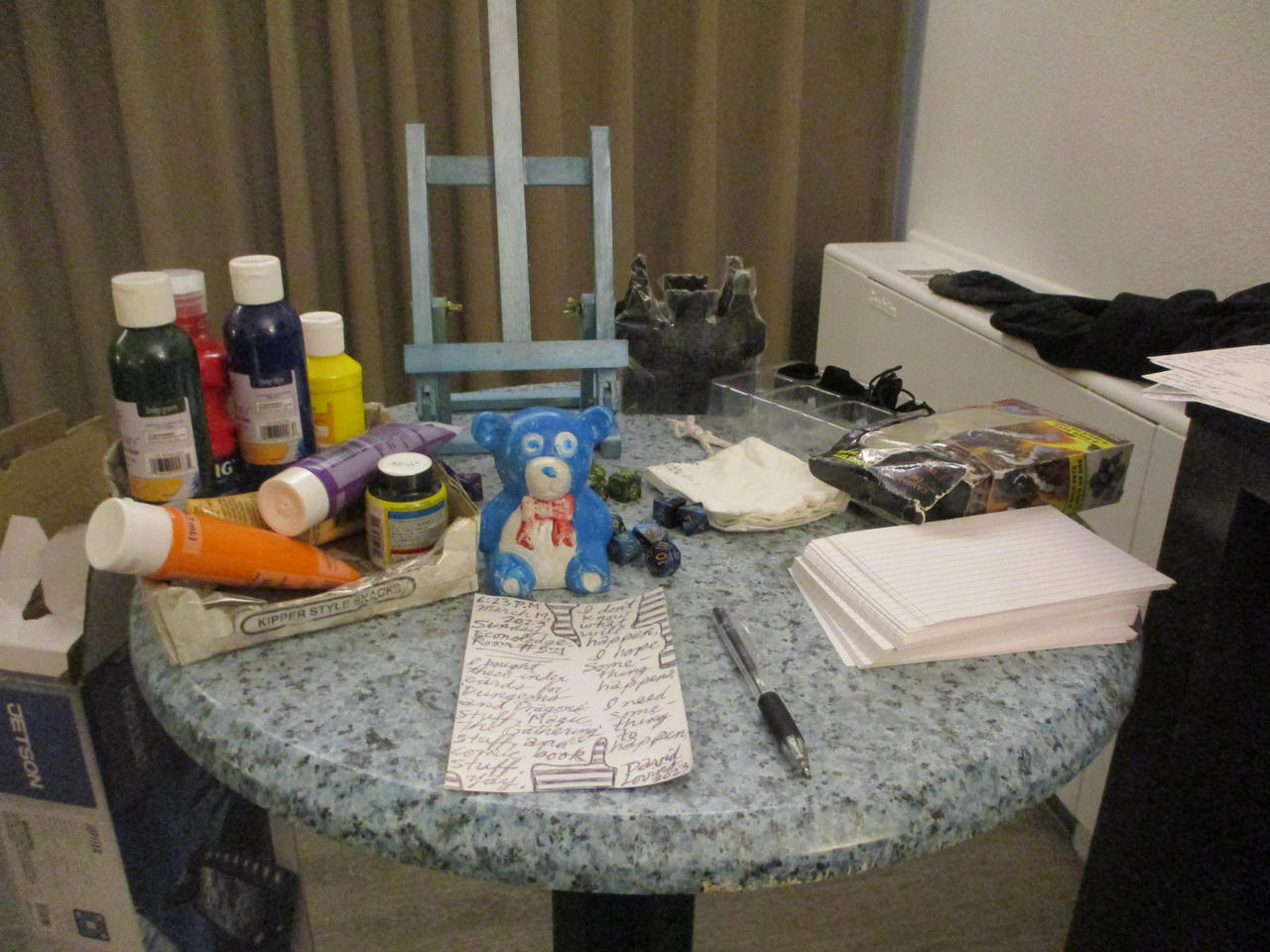Art Table Set Up at Sandra Santos blog