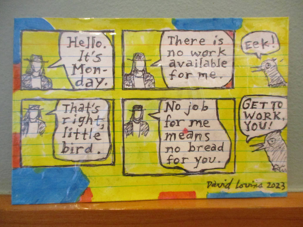 Index Card Comic Book Art - Painted and Taped by Bauvy on DeviantArt