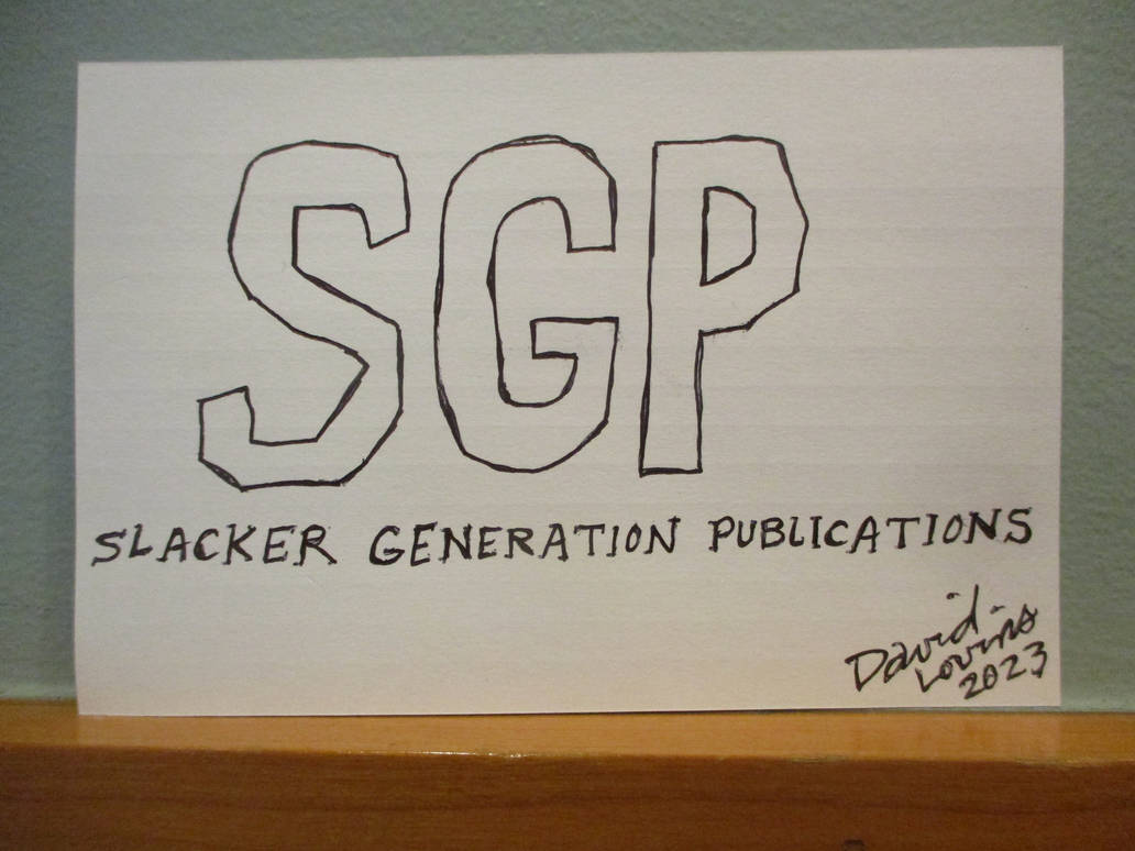 SGP Slacker Generation Publications Title by Bauvy on DeviantArt