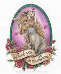 Lovely Lama Glama Gratitude by Ejderha-Arts