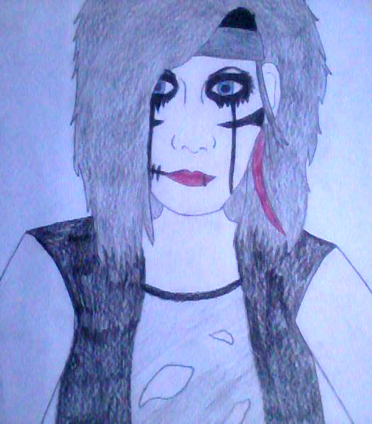 Andy Biersack drawing