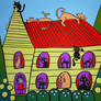 meanwhile at the crazy cat ladies house