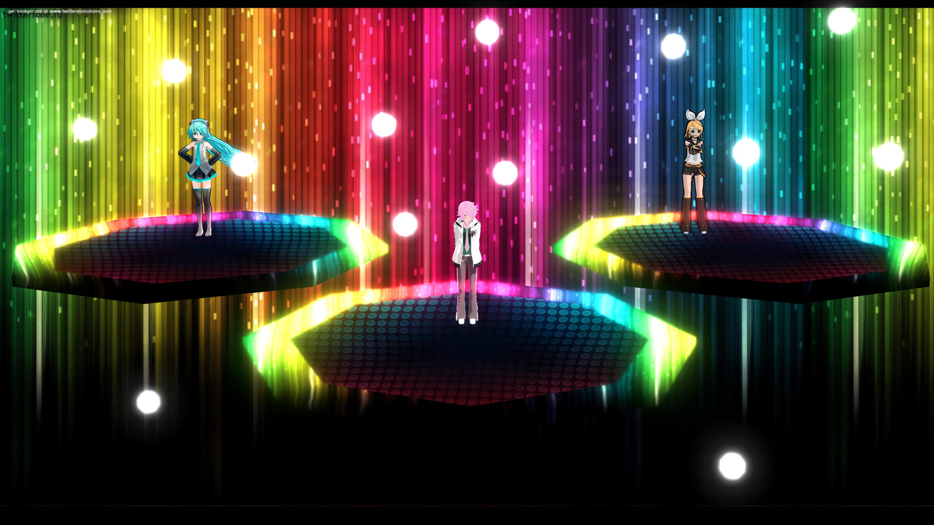 Concert Mmd Raindow Music stage MMD+DL by Rikka-tyan on DeviantArt
