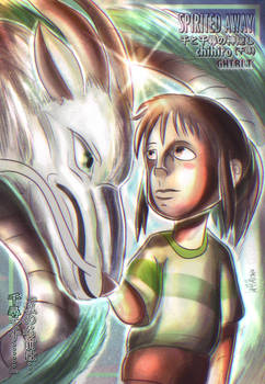 Chihiro and Haku #2 (Studio Ghibli) - Fanart
