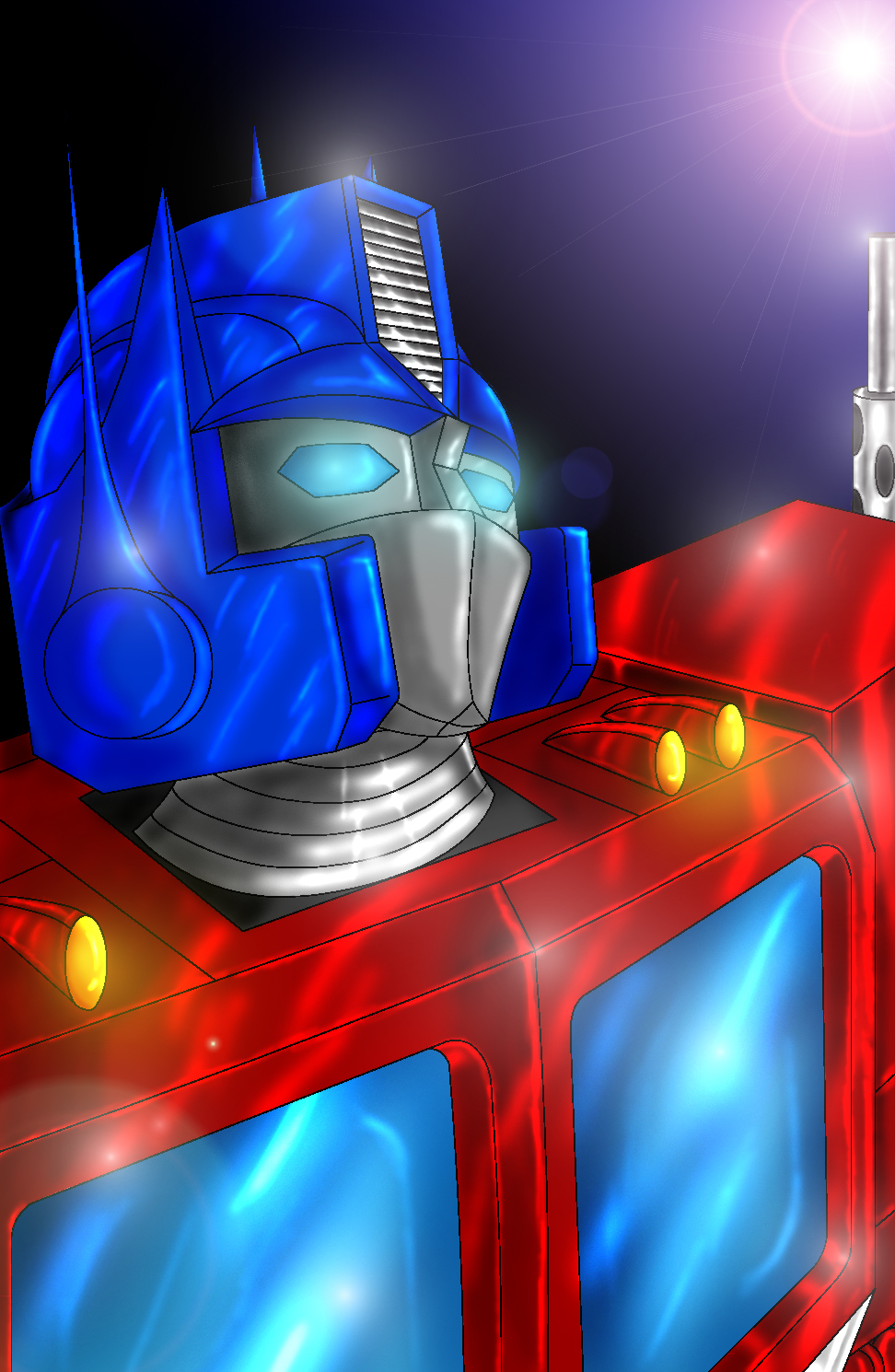 Optimus Prime paint