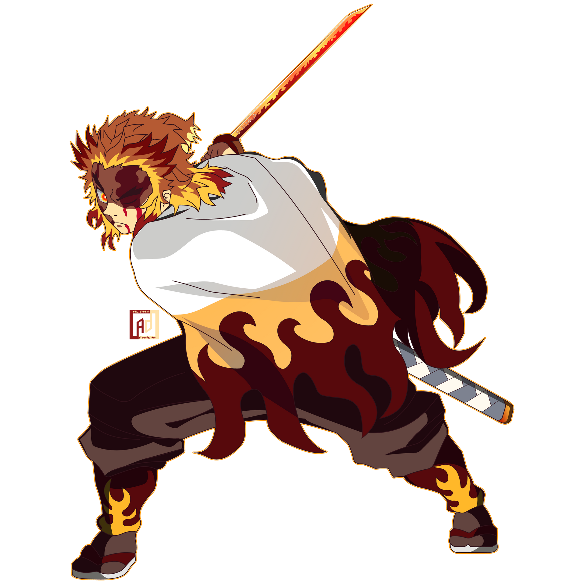 Kyojuro Rengoku V2 by aazi333 on DeviantArt