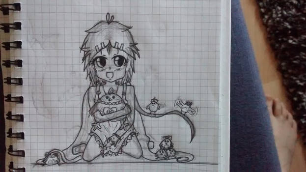 Little Vieluya Chibi with cute Chicks