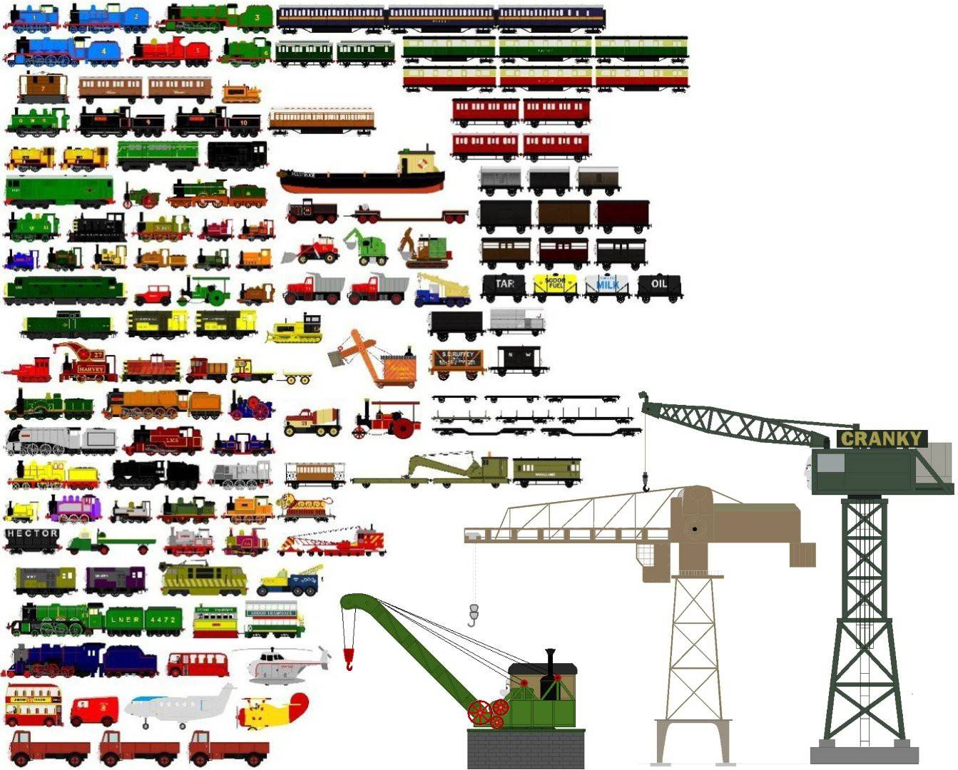 Thomas And Friends Seasons 1-12 Sprites by denisew54 on DeviantArt