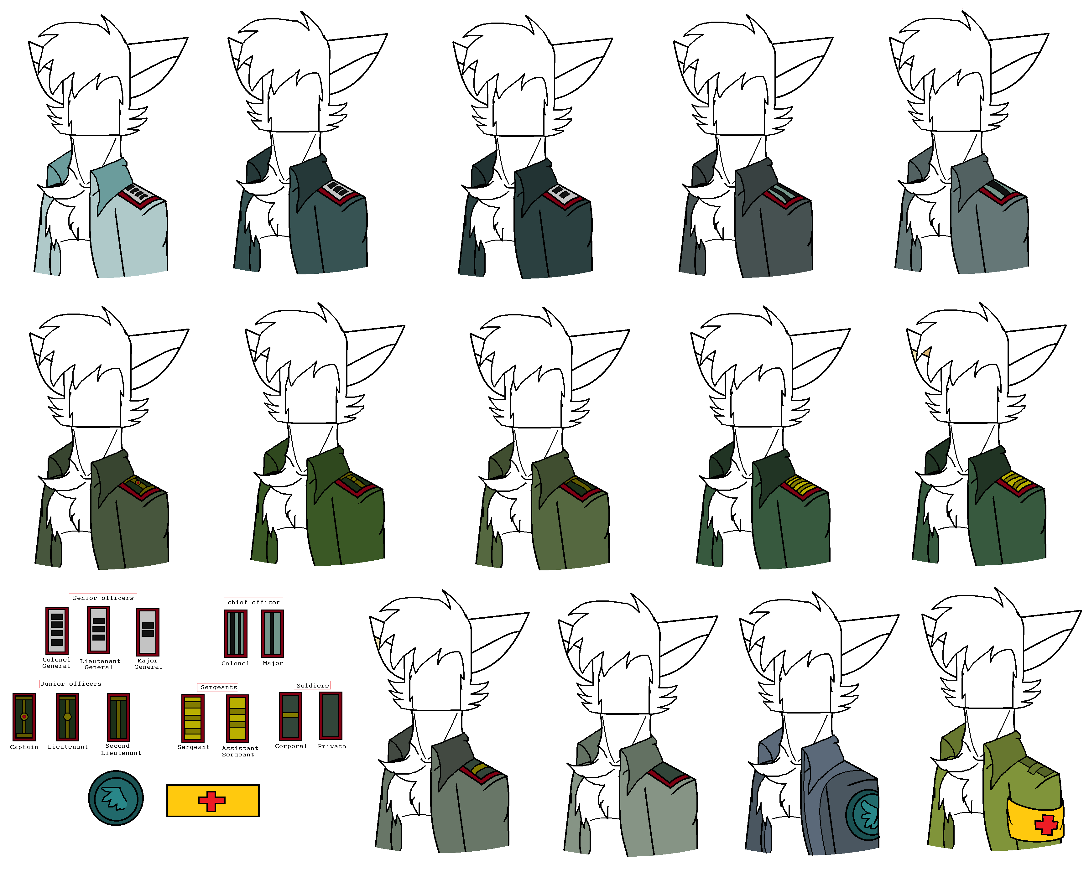 Military ranks by springstars14 on DeviantArt