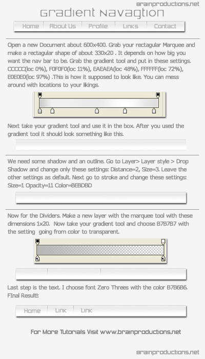 Navigation Gradient Gradient Navigation by CaSeSeNsItIv3 on DeviantArt