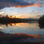 Piscataquis River sunset