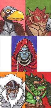 Thundercat Badguy Cards