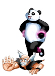Miss Panda's Turn Around Dance Attack by Ryoga-rg