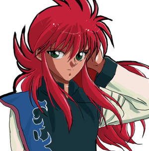 first digital art Kurama