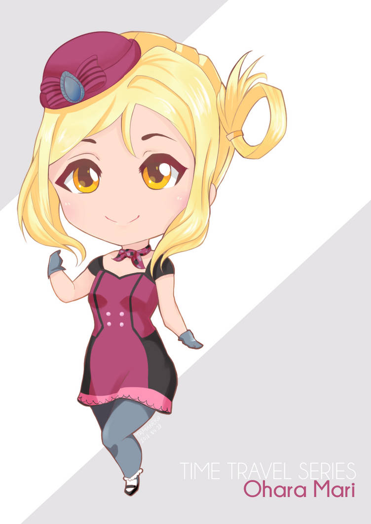 Aquors - Ohara Mari (Time Travel) Chibi by tamaneko-i-b