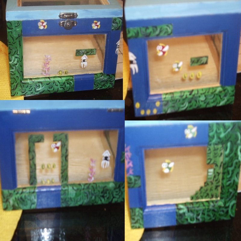 Mario underwater level box