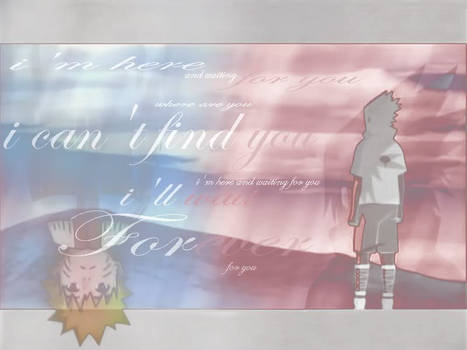 SasuNaru wallpaper with lyrics