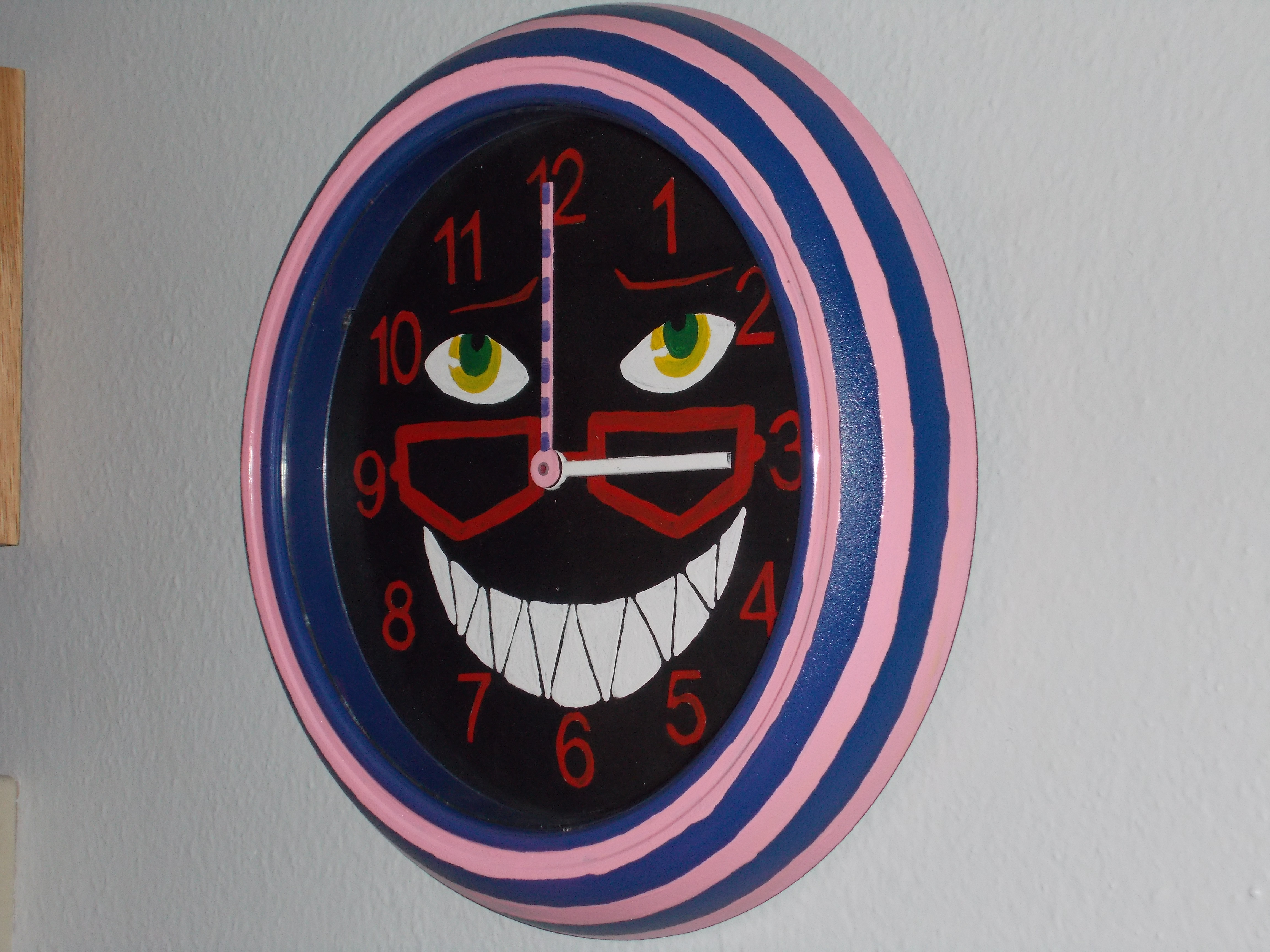 Cheshire Cat Grell clock