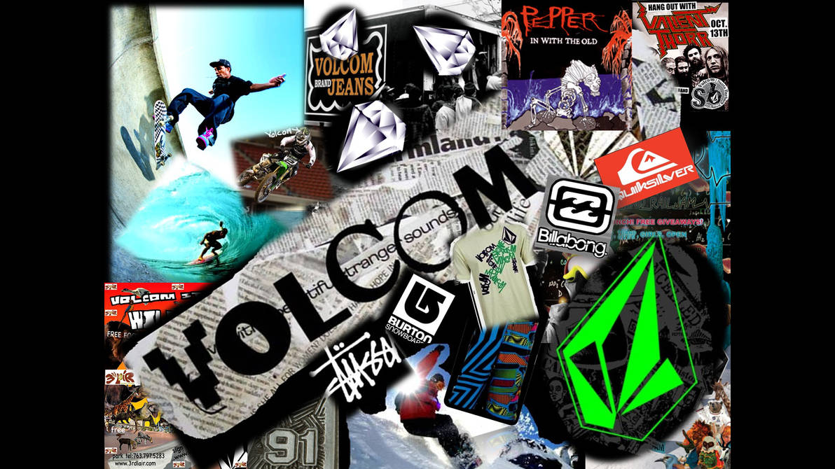 Volcom Stone Colage Volcom Collage by xaviersilfa on DeviantArt