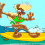 Sarah, the surfing weasel (Second)